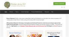 Desktop Screenshot of mindfulliving247.com